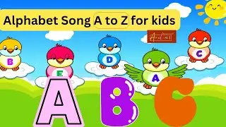 Learn ABC | ABC Song for Kids | Fun A to Z Alphabet Nursery Rhyme with Animals and Objects #alphabet