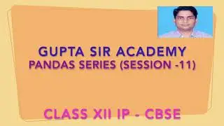 Panda Series Session 11