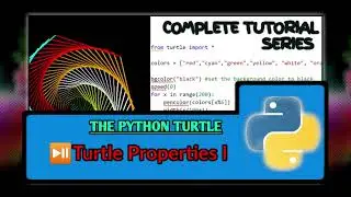 Python turtle tutorial PART 1 💯💥