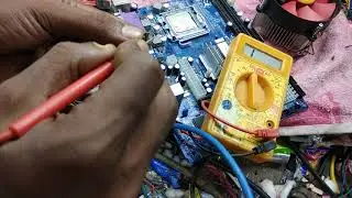 Zebronics 945 motherboard no power repaired