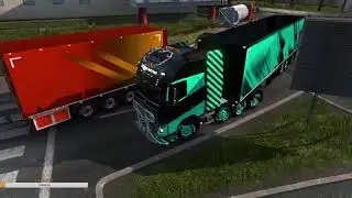 TruckersMP!!)) Конвой с компанией))