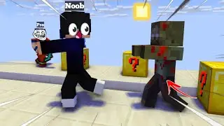 Minecraft Lucky Block Race Hindi Gameplay | Minecraft Multiplayer Gameplay #minecraft #mcpe