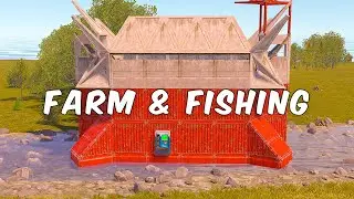 The Farm&Fish - Compact Farm Base - Oil Refinery - Planters / Rust Base Design