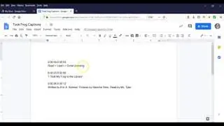 How to: Captions for Video in Google Drive