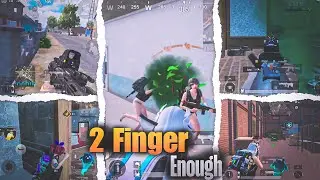 2 finger godlike clutches 🔱 BGMI GAMEPLAY
