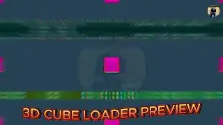 3D Cube Loader Animation - Perfect for Modern Websites | Farhan Code Corner