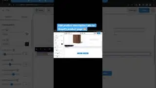 Add product description tabs to Shopify product page 🎉