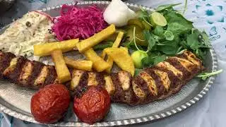 نان داغ کباب داغ خوشمزه ترین کباب بناب ترنج غرب تهران کباب نگینی