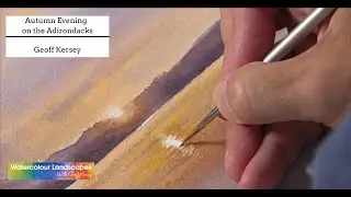 Autumn Evening on the Adirondacks - Preview with Geoff Kersey ⎮ Watercolour Landscapes