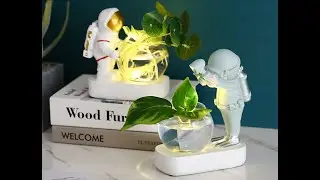 Lamp Light Astronaut Plant Hydroponic Gift