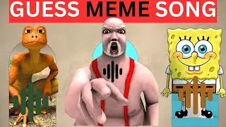 Guess The Meme By Song | Skibidi Toilet, Patila, Dog Rave, Wednesday, happy cat, Bad Santa #1