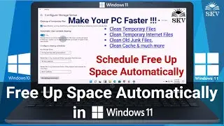 How to Use Storage Sense to Free Up Space Automatically in Windows 11 Hard Drive
