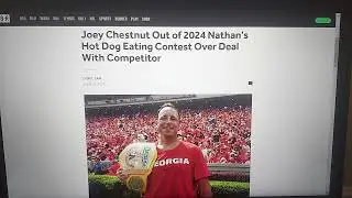 Nathan's brain dead exec leadership bans J. Chestnut from competition because of $100 in lost sales.