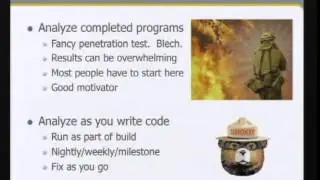 2008-04-16 CERIAS - Static source code analysis
