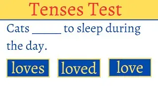 A quiz to test your knowledge of 12 tenses!