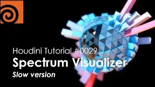 [Houdini Tutorial] 0029 Spectrum Visualizer (Slow version)