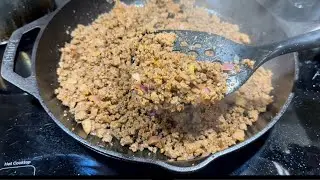 How to cook ground beef for Tacos.