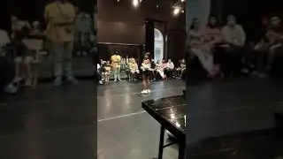 بروفة رقص طفلة صغيرة