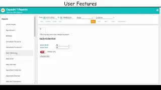 8. User Features