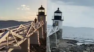 Forest Gump Run Across America (Marshall Point Lighthouse)