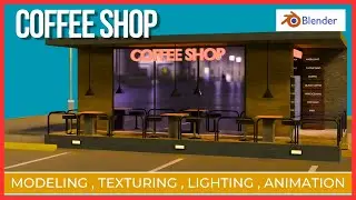 Coffee Shop Tutorial in Blender