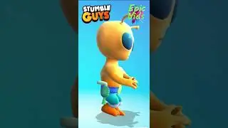 Rare Orange Martian : Stumble Guys  🤣