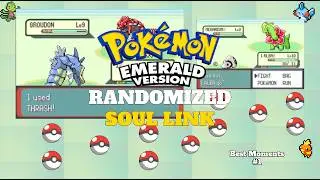 Our Attempt At A Randomized Pokémon Emerald Soul Link | Best Moments #1