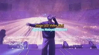 Stage transparent led display in Jay Chou Concert【LCF】