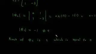 Controllability and Observability Problem 1 | Electrical and Electronics Engineering