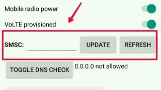 How to update SMS center number in Android