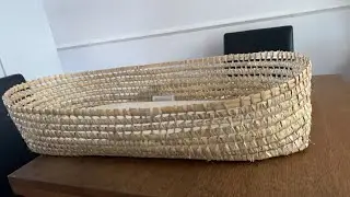 DIY baby changing basket