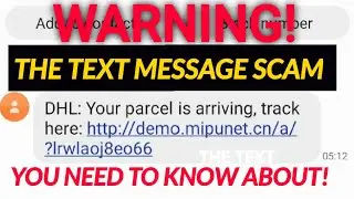⚠️WARNING! DON'T OPEN YOUR TEXT MESSAGES UNTIL YOU WATCH THIS! SCARY NEW TEXT SCAM!
