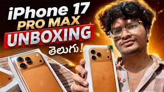 Iphone 17 Pro Max Unboxing Telugu | Iphone 17 Pro Max Unboxing | Iphone 17 Pro Max Orange