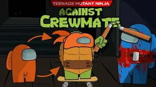 Crewmate Kills  Teenage mutant ninja turtles |  New skins  | Among Us Animation