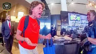 Karen Turns $40 Hamburger Into MAX CHAOS at the Airport Hyatt | Karens Getting Arrested By Police