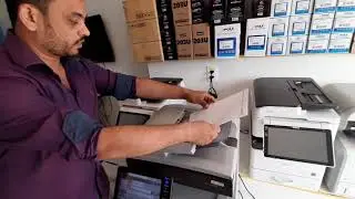 Realizando copia RICOH