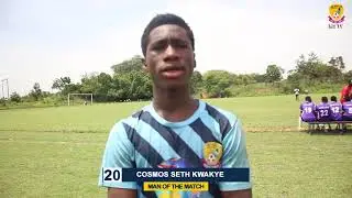 Post match interview with the man of the match MS-SOCCER GROUP 4 : 1 STANCHAT FC