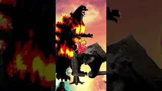 Who is strongest #burninggodzilla #vs #kong #godzilla #kaiju #monsterverse #godzillavskong #shorts