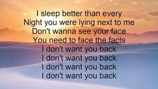BØRNS I Don’t Want U Back Lyrics