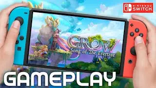 Grow Song of The Evertree Switch Gameplay | Grow Song of The Evertree Nintendo Switch Switch
