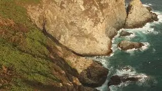 Cliff at the edge of the Sea