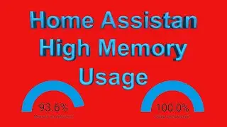 Home Assistant High Memory Usage