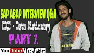 SAP ABAP Interview Q&A DDIC - Data Dictionary - Part1