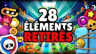 28 éléments retirés de Brawl Stars.