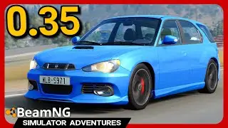 BeamNG 0.35: Hirochi Sunburst REMASTER! (NEW WAGON!)