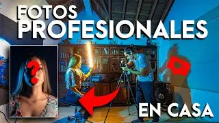 Fotos PROFESIONALES de ESTUDIO en casa / Esquemas de iluminacion