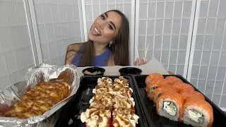 Мукбанг/Суши🍱Роллы/Болтаем❤️😋