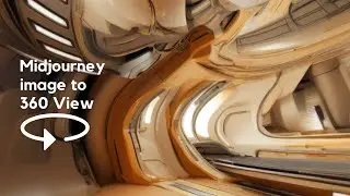 Midjourney Image to 360 Panorama View