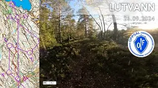 Headcam Orienteering: Lutvann, Oslo. Norway.