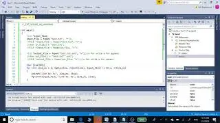 File Handling (read / write) in c and c++ on Visual Studio 2017 1